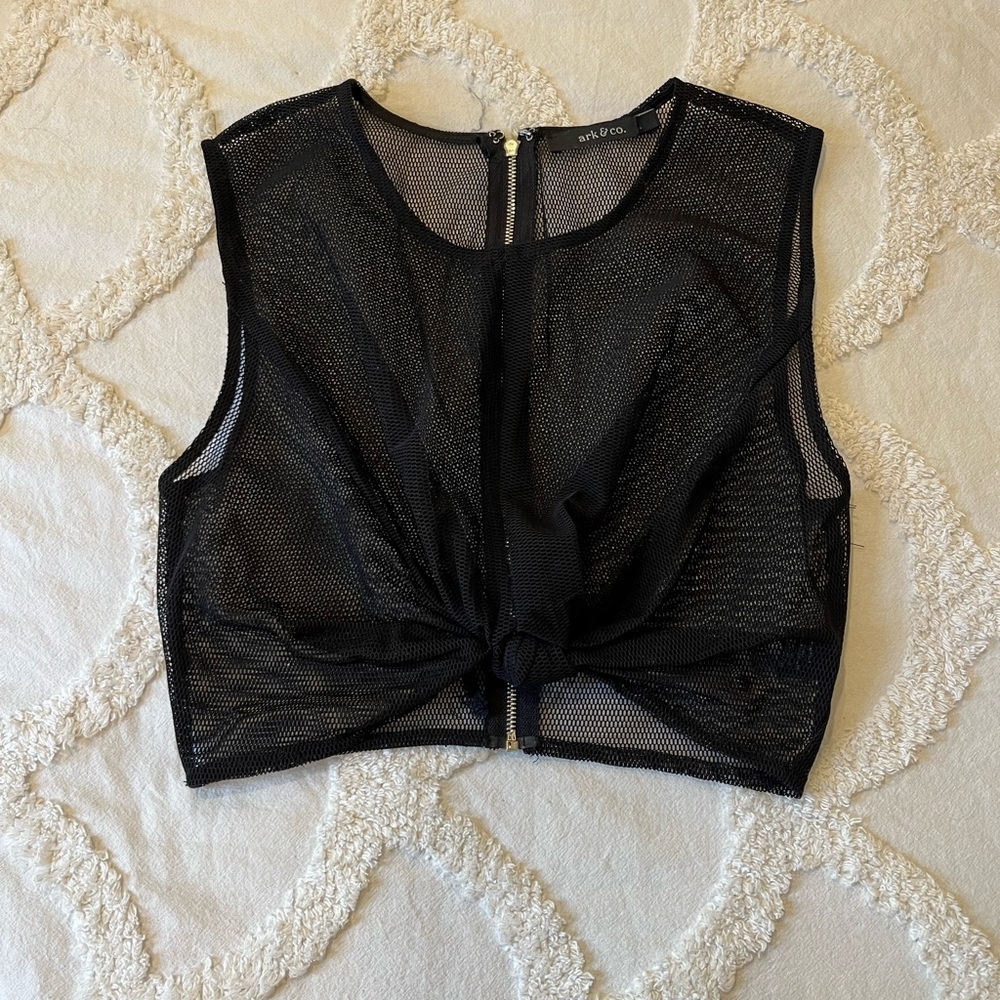 Mesh Crop Top